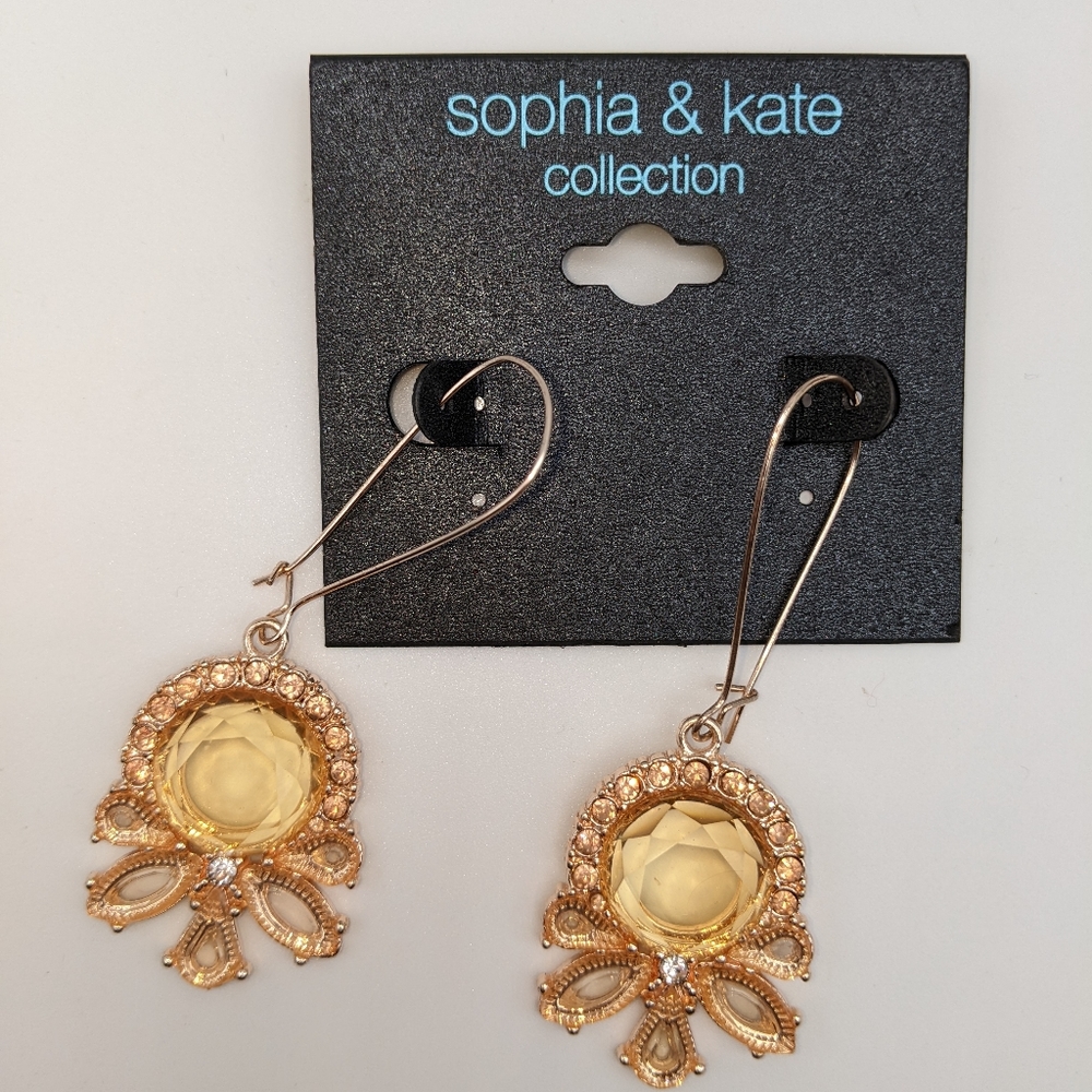 Sophia and Kate Rosegold Earrings
